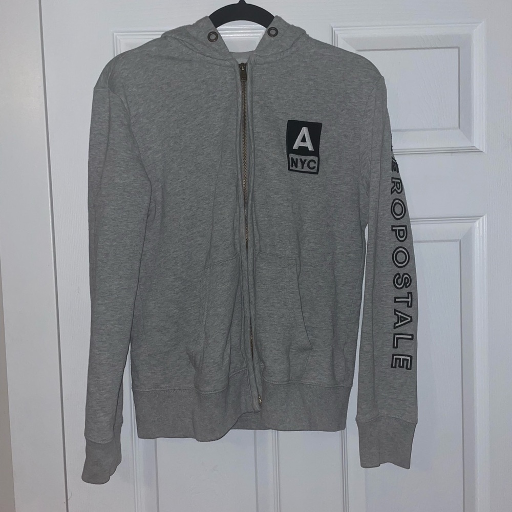 Aeropostale Cream Fleece Hoodie
